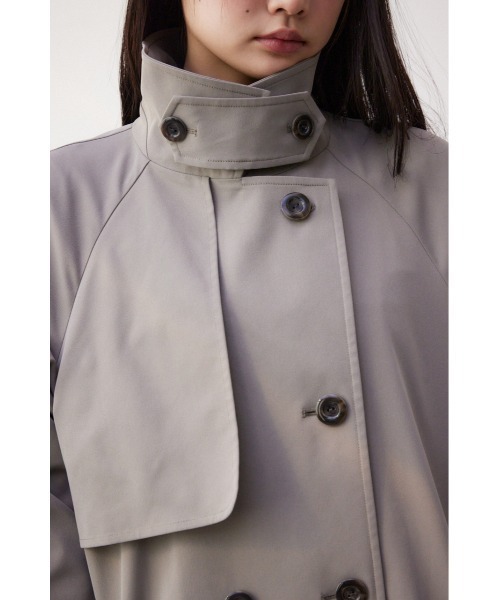 AZUL by moussy（アズールバイマウジー）の「2WAYトレンチコート（トレンチコート・レディース・ベージュ/カーキ・SMALL/MEDIUM）」の21枚目の写真