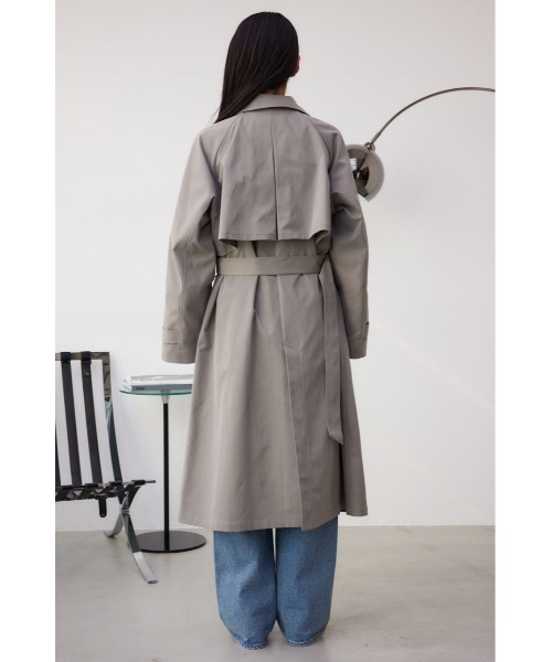 AZUL by moussy（アズールバイマウジー）の「2WAYトレンチコート（トレンチコート・レディース・ベージュ/カーキ・SMALL/MEDIUM）」の14枚目の写真