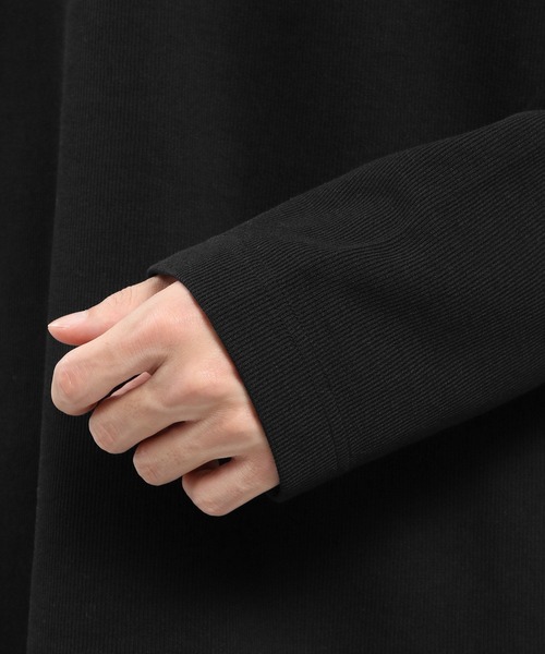 GLOBAL WORK Smile Seed Store（グローバルワーク スマイルシードストア）の「ダブルフェイスキーネックレイヤードTシャツ長袖/984172（Tシャツ/カットソー・メンズ・ネイビー/ブラック/グリーン系その他2/ベージュ・LARGE/SMALL/MEDIUM/X-LARGE）」の15枚目の写真