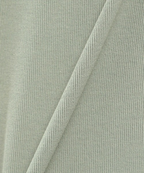 GLOBAL WORK Smile Seed Store（グローバルワーク スマイルシードストア）の「ダブルフェイスキーネックレイヤードTシャツ長袖/984172（Tシャツ/カットソー・メンズ・ネイビー/ブラック/グリーン系その他2/ベージュ・LARGE/SMALL/MEDIUM/X-LARGE）」の8枚目の写真