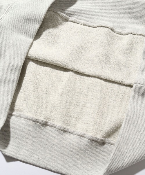 AIRWALK(エアウォーク)の「【AIRWALK/エアウォーク】裏毛 ワンポイントロゴ刺繍 サイドライン ハーフジップスウェット(スウェット・メンズ・ブルーグリーン/スモークピンク/ブラック/オートミール・M/L/LL)」の8枚目の写真