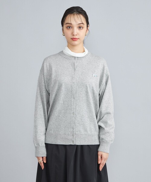 PENNEYS(ぺニーズ)の「PENNEYS(ぺニーズ)別注天竺ニットスナップカーディガン(グレー)(カーディガン/ボレロ・レディース・グレー・M/L)」の17枚目の写真