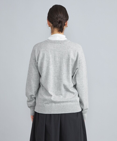 PENNEYS(ぺニーズ)の「PENNEYS(ぺニーズ)別注天竺ニットスナップカーディガン(グレー)(カーディガン/ボレロ・レディース・グレー・M/L)」の19枚目の写真
