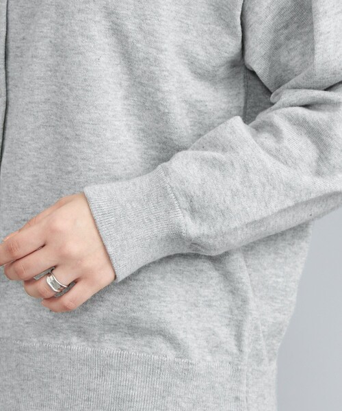 PENNEYS(ぺニーズ)の「PENNEYS(ぺニーズ)別注天竺ニットスナップカーディガン(グレー)(カーディガン/ボレロ・レディース・グレー・M/L)」の21枚目の写真