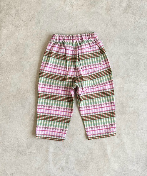 A BOND（アボンド）の「コットンタックイージーパンツ（90～150cm）（その他パンツ・キッズ・ブラック/イエロー/チャコール/ピンク/レッド/グレー/ブルー/レッド系その他/グリーン系その他/エメラルド/オフホワイト・110/100/90/120/150/140/130）」の16枚目の写真