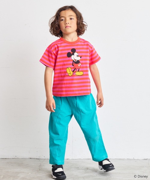 A BOND（アボンド）の「コットンタックイージーパンツ（90～150cm）（その他パンツ・キッズ・ブラック/イエロー/チャコール/ピンク/レッド/グレー/ブルー/レッド系その他/グリーン系その他/エメラルド/オフホワイト・110/100/90/120/150/140/130）」の22枚目の写真