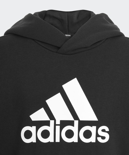 adidas(アディダス)の「エッセンシャルズプラス ビッグロゴ プルオーバーパーカー / アディダス adidas(パーカー・キッズ・グレー/ブラック/ブルー/グリーン・130/140/150/160/110/120)」の6枚目の写真