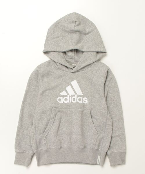 adidas(アディダス)の「エッセンシャルズプラス ビッグロゴ プルオーバーパーカー / アディダス adidas(パーカー・キッズ・グレー/ブラック/ブルー/グリーン・130/140/150/160/110/120)」の15枚目の写真