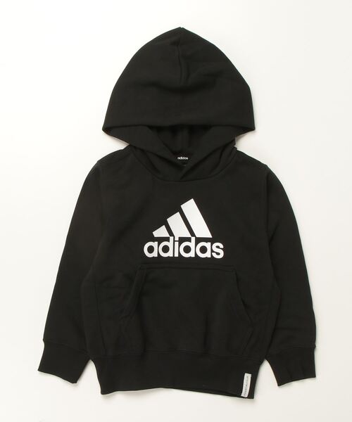 adidas(アディダス)の「エッセンシャルズプラス ビッグロゴ プルオーバーパーカー / アディダス adidas(パーカー・キッズ・グレー/ブラック/ブルー/グリーン・130/140/150/160/110/120)」の9枚目の写真