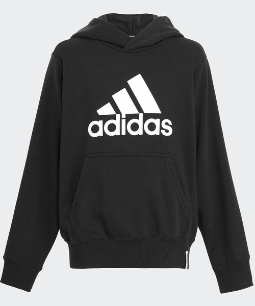 adidas(アディダス)の「エッセンシャルズプラス ビッグロゴ プルオーバーパーカー / アディダス adidas(パーカー・キッズ・グレー/ブラック/ブルー/グリーン・130/140/150/160/110/120)」の17枚目の写真