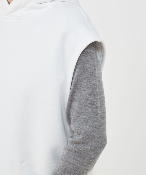 ドウイスエット フーデットベスト（スウェット）｜GALERIE VIE（ギャルリー ヴィー）