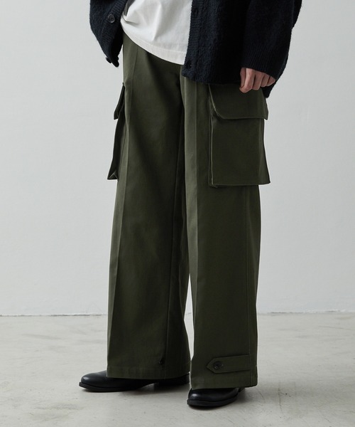 クレイル CLEL ヴィンテージ　カーゴパンツ　ブラックアッシュ　XS サイズ CLEL カーゴパンツ 「CLEL」Heavy Weight Vintage Design Cargo