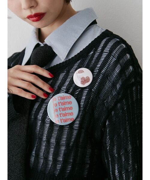 jouetie(ジュエティ)の「4セット缶バッジ(バッジ・レディース・ピンク/ブルー・FREE)」の5枚目の写真