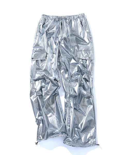 EF DOM TO DO（イーエフダムトゥードゥー）の「メタリック シルバー カーゴパンツ イージー（パンツ）」