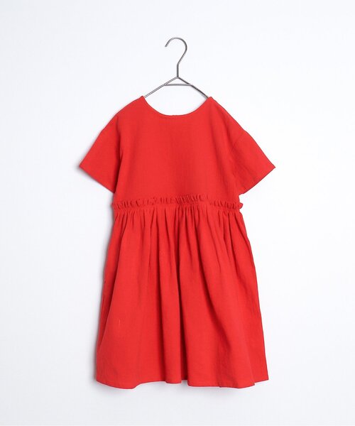 p.premier(ピードットプルミエ)の「イロチ買いしたい前後2WAYシンプルワンピース(ワンピース・キッズ・ブラック/アイボリー/サックスブルー/ピンク/レッド/イエロー・80/90/100/110/120/130/140)」の1枚目の写真