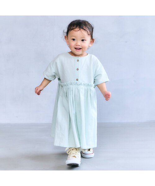 p.premier(ピードットプルミエ)の「イロチ買いしたい前後2WAYシンプルワンピース(ワンピース・キッズ・ブラック/アイボリー/サックスブルー/ピンク/レッド/イエロー・80/90/100/110/120/130/140)」の13枚目の写真