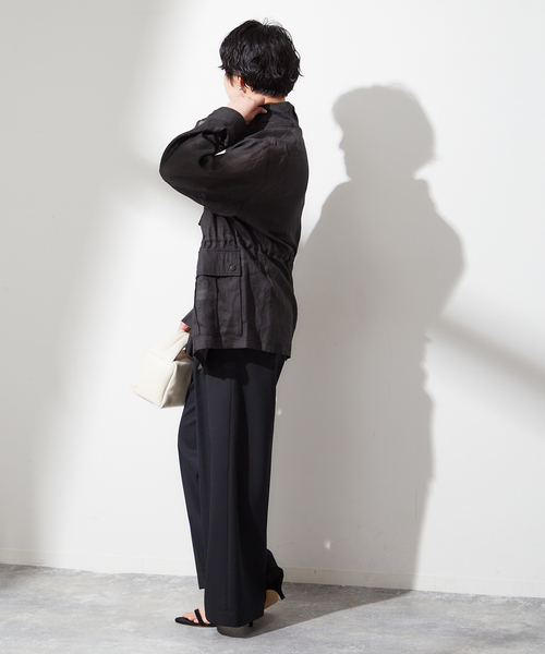 【STUMBLY 】SHEER MILITARY JACKET：ミリタリージャケット