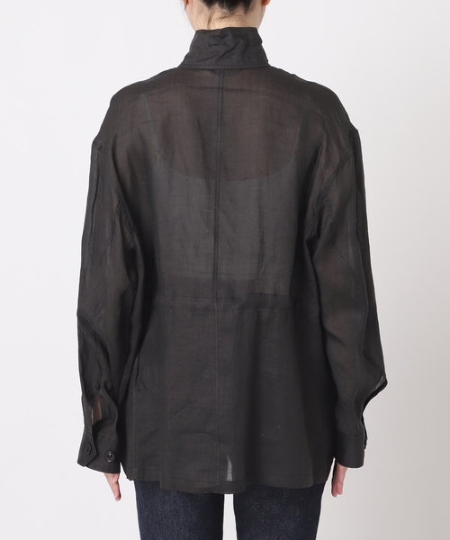 【STUMBLY 】SHEER MILITARY JACKET：ミリタリージャケット