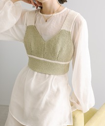 mystic | 【SET ITEM】ニットキャミセットブラウス(シャツ/ブラウス)