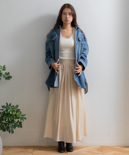 AMERICAN RAG CIE（アメリカンラグシー）の「Robert P’miller Prib Cup US tank（タンクトップ・レディース・ブルー/チャコールグレー/アイボリー/イエロー/ネイビー・FREE）」の13枚目の写真