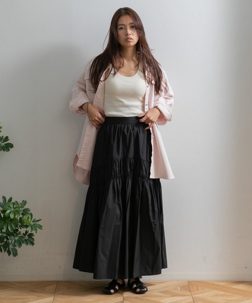 AMERICAN RAG CIE（アメリカンラグシー）の「Robert P’miller Prib Cup US tank（タンクトップ・レディース・ブルー/チャコールグレー/アイボリー/イエロー/ネイビー・FREE）」の14枚目の写真