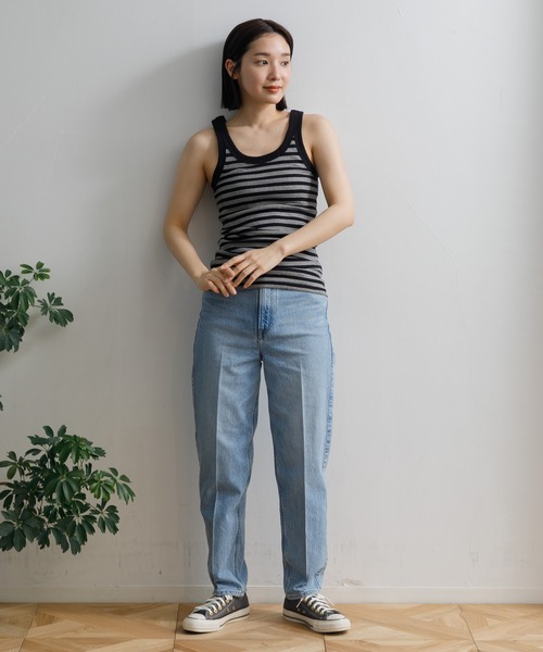 AMERICAN RAG CIE（アメリカンラグシー）の「Robert P’miller Prib Cup US tank（タンクトップ・レディース・ブルー/チャコールグレー/アイボリー/イエロー/ネイビー・FREE）」の20枚目の写真