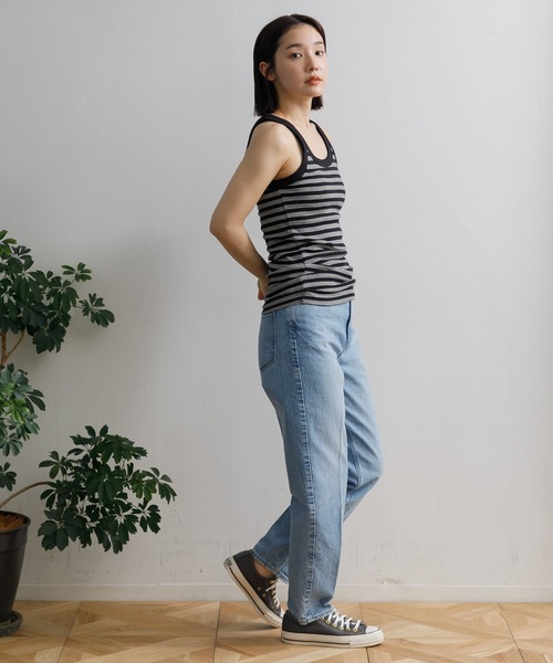 AMERICAN RAG CIE（アメリカンラグシー）の「Robert P’miller Prib Cup US tank（タンクトップ・レディース・ブルー/チャコールグレー/アイボリー/イエロー/ネイビー・FREE）」の21枚目の写真