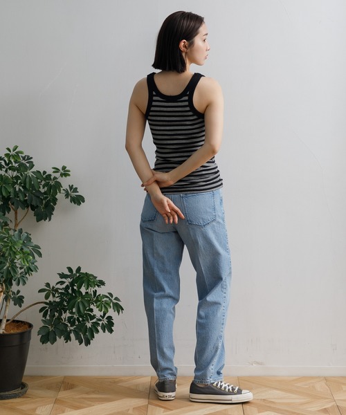 AMERICAN RAG CIE（アメリカンラグシー）の「Robert P’miller Prib Cup US tank（タンクトップ・レディース・ブルー/チャコールグレー/アイボリー/イエロー/ネイビー・FREE）」の22枚目の写真