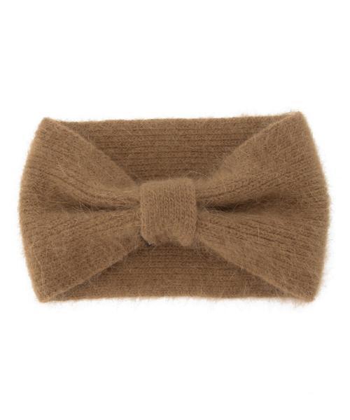 BEAMS BOY（ビームスボーイ）の「BEAMS BOY / アンゴラ混 ヘアバンド（ヘアバンド・レディース・グレー/ベージュ/ネイビー・ONE SIZE）」の5枚目の写真