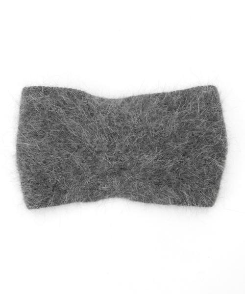 BEAMS BOY（ビームスボーイ）の「BEAMS BOY / アンゴラ混 ヘアバンド（ヘアバンド・レディース・グレー/ベージュ/ネイビー・ONE SIZE）」の10枚目の写真