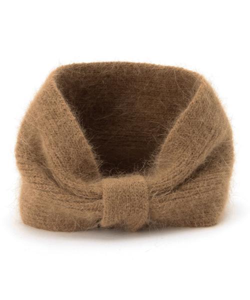 BEAMS BOY（ビームスボーイ）の「BEAMS BOY / アンゴラ混 ヘアバンド（ヘアバンド・レディース・グレー/ベージュ/ネイビー・ONE SIZE）」の15枚目の写真