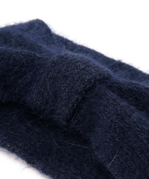 BEAMS BOY（ビームスボーイ）の「BEAMS BOY / アンゴラ混 ヘアバンド（ヘアバンド・レディース・グレー/ベージュ/ネイビー・ONE SIZE）」の8枚目の写真
