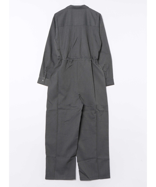 mimi toujours(ミミトゥジュール)の「ワイド ジャンプスーツ mimi toujours×itsPeachi(ワンピース・レディース・ブルーグレー/チャコール・M)」の7枚目の写真