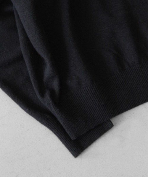 crepuscule(クレプスキュール)の「crepuscule Silk Linen L/S(Tシャツ/カットソー・メンズ・ブラック・1/2)」の3枚目の写真