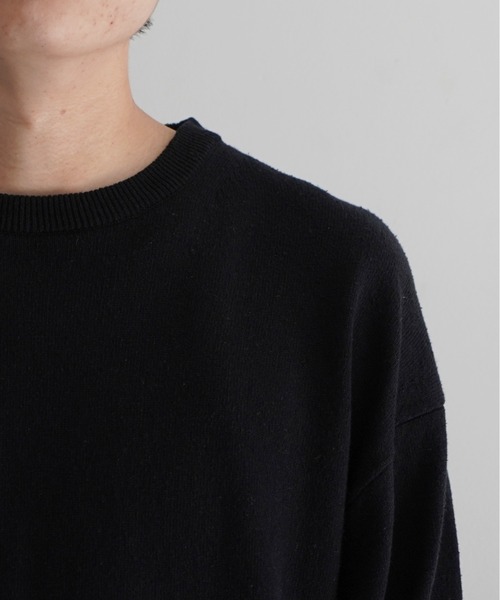 crepuscule(クレプスキュール)の「crepuscule Silk Linen L/S(Tシャツ/カットソー・メンズ・ブラック・1/2)」の5枚目の写真