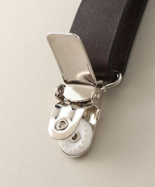 Spick & Span（スピックアンドスパン）の「【LEFIJE/レフィエ】 レザーサスペンダー（サスペンダー・レディース・ブラウン/ブラック・FREE）」の9枚目の写真