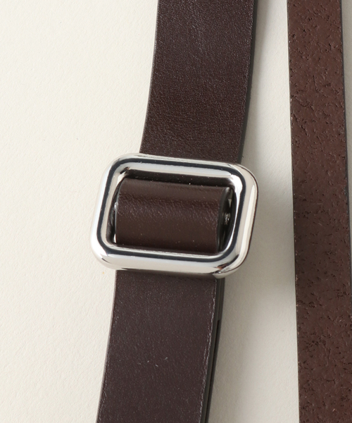 Spick & Span（スピックアンドスパン）の「【LEFIJE/レフィエ】 レザーサスペンダー（サスペンダー・レディース・ブラウン/ブラック・FREE）」の10枚目の写真