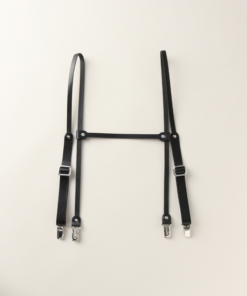 Spick & Span（スピックアンドスパン）の「【LEFIJE/レフィエ】 レザーサスペンダー（サスペンダー・レディース・ブラウン/ブラック・FREE）」の11枚目の写真