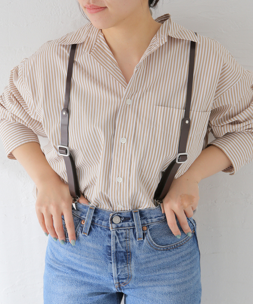Spick and Span 【LEFIJE/レフィエ】 レザーサスペンダー Spick & Span（スピックアンドスパン）の「【LEFIJE/レフィエ】 レザー