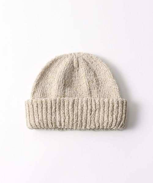RACAL（ラカル）の「【RACAL / ラカル】 Jananese Paper Roll Kint Watch（ニットキャップ/ビーニー・メンズ・ベージュ/ネイビー/ブラウン/チャコールグレー/ブラック/アイボリー・FREE）」の2枚目の写真