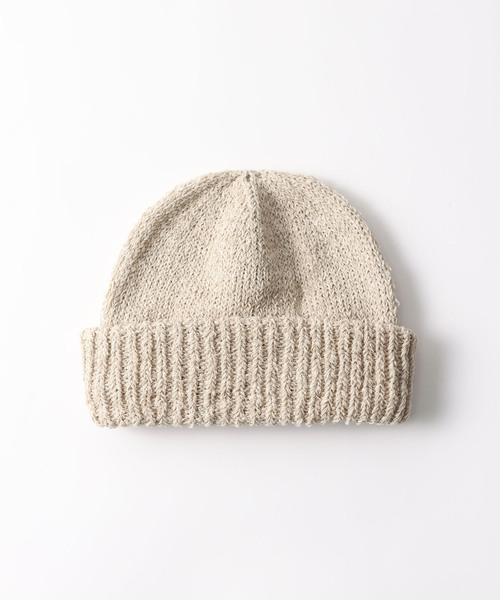 RACAL（ラカル）の「【RACAL / ラカル】 Jananese Paper Roll Kint Watch（ニットキャップ/ビーニー・メンズ・ベージュ/ネイビー/ブラウン/チャコールグレー/ブラック/アイボリー・FREE）」の7枚目の写真