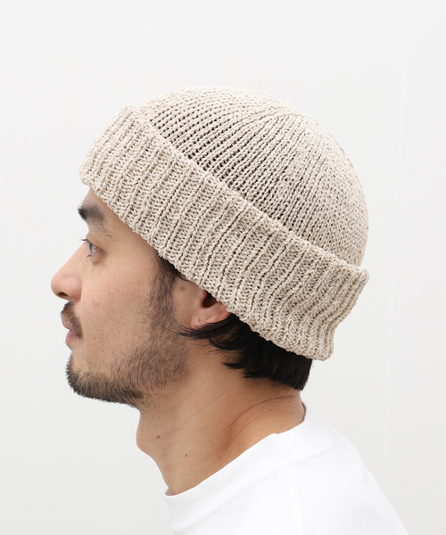 RACAL（ラカル）の「【RACAL / ラカル】 Jananese Paper Roll Kint Watch（ニットキャップ/ビーニー・メンズ・ベージュ/ネイビー/ブラウン/チャコールグレー/ブラック/アイボリー・FREE）」の18枚目の写真