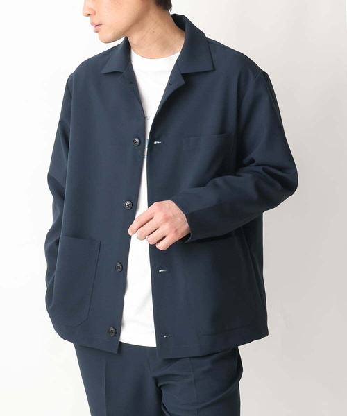 a.v.v（アーヴェヴェ）の「【シワになりにくい】リライトカバーオール（セットアップ可）（カバーオール・メンズ・ベージュ/ネイビー・46/48）」の17枚目の写真