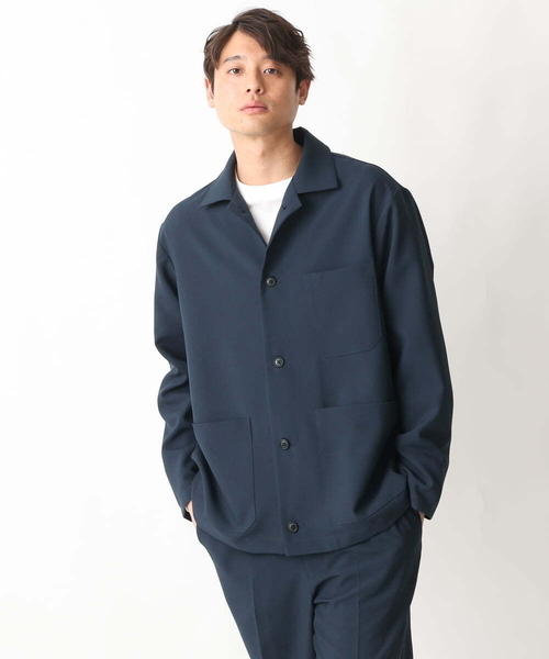 a.v.v（アーヴェヴェ）の「【シワになりにくい】リライトカバーオール（セットアップ可）（カバーオール・メンズ・ベージュ/ネイビー・46/48）」の19枚目の写真