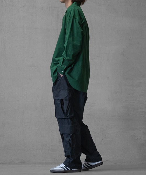 JOHN'S CLOSET（ジョンズクローゼット）の「【i】ナイロンワッシャー 4pocket  ワイドカーゴパンツ（カーゴパンツ・メンズ・ホワイト/ブラック/カーキ・MEDIUM/LARGE/X-LARGE）」の14枚目の写真