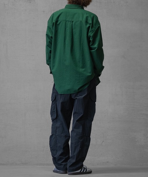 JOHN'S CLOSET（ジョンズクローゼット）の「【i】ナイロンワッシャー 4pocket  ワイドカーゴパンツ（カーゴパンツ・メンズ・ホワイト/ブラック/カーキ・MEDIUM/LARGE/X-LARGE）」の15枚目の写真