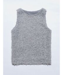 【VEQUM】FLUFFY TANK TOP