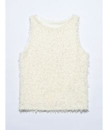 【VEQUM】FLUFFY TANK TOP