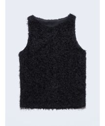 【VEQUM】FLUFFY TANK TOP
