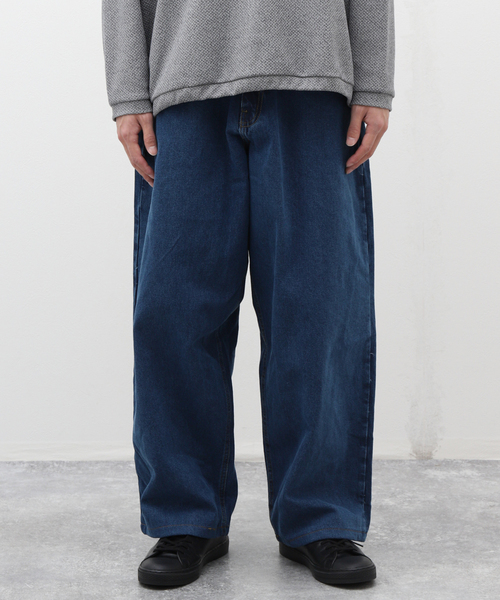 417 EDIFICE（フォーワンセブンエディフィス）の「【360 / three sixty】OG Baggy Fit 5 Pocket Denim（デニムパンツ・メンズ・ブルー/ブラック・32）」の22枚目の写真